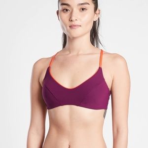 Athleta A-C Colorblock Triangle Bikini Top - Large